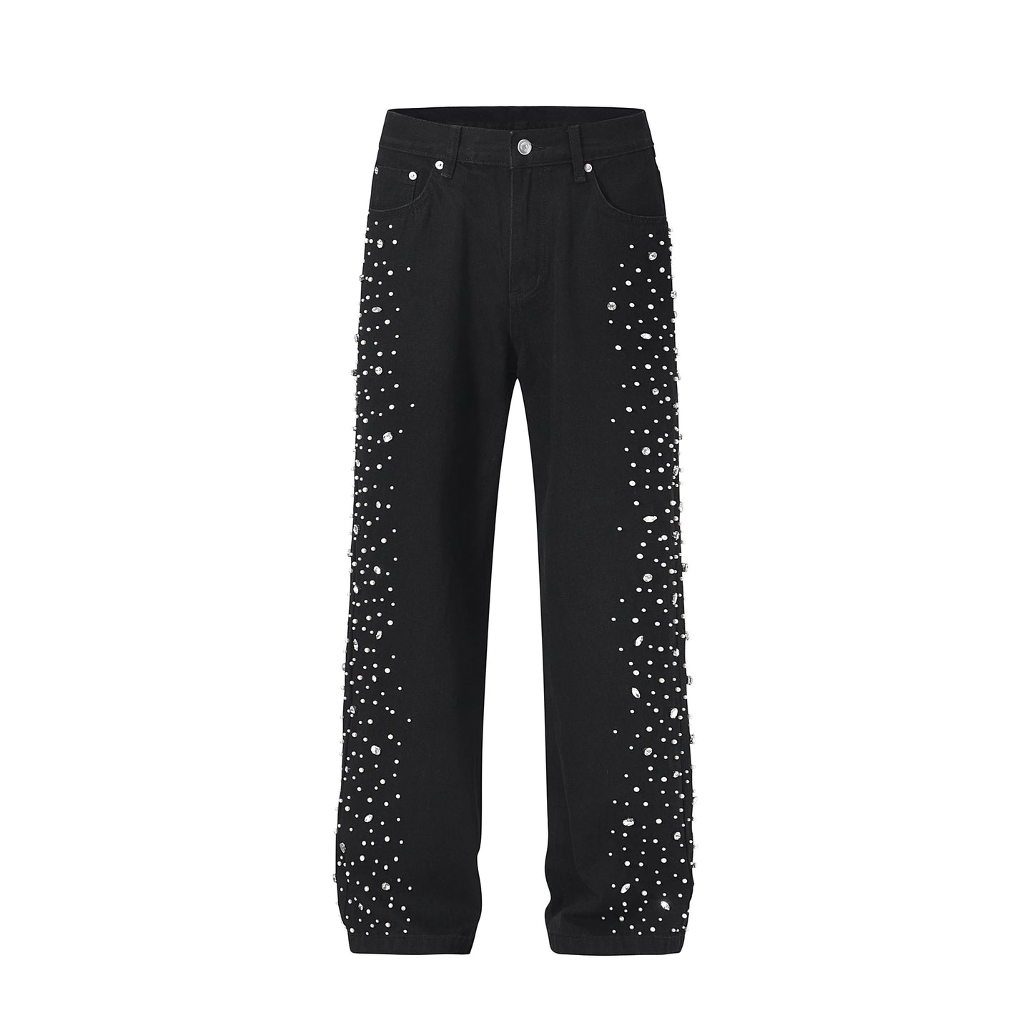 Vintage Gemstone Baggy Jeans for Men