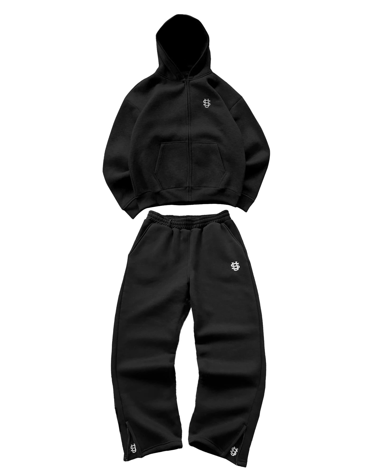 Unisex Straight Baggy Pants Tracksuit