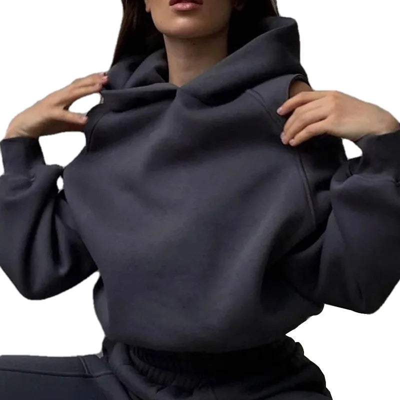 Two Piece Sets Women Tracksuit Oversized