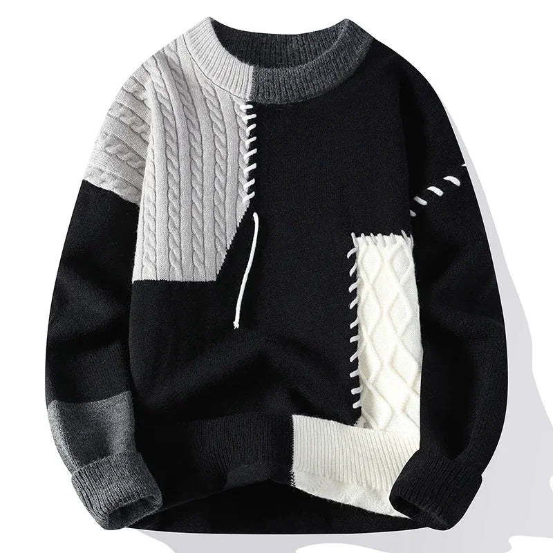 Men’s Patchwork Sweater