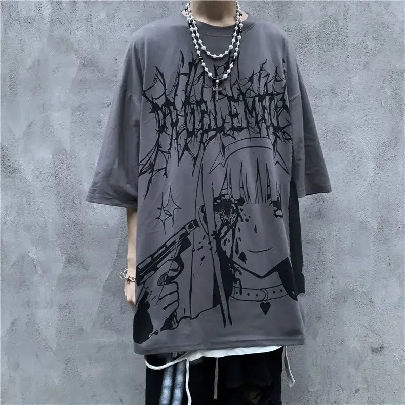 Men Gothic Graphic T Shirts