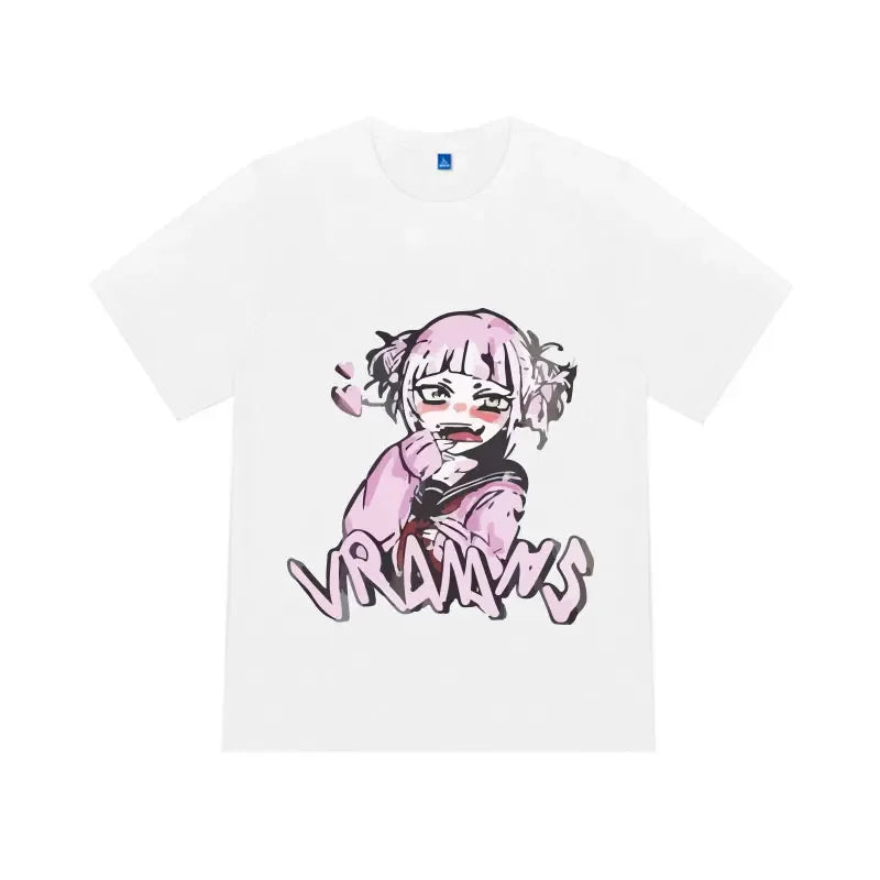 Women Oversized T-shirt Anime Graphic