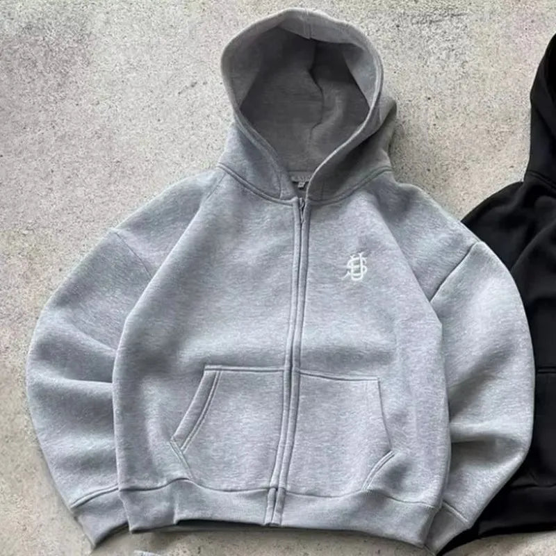Unisex Straight Baggy Pants Tracksuit