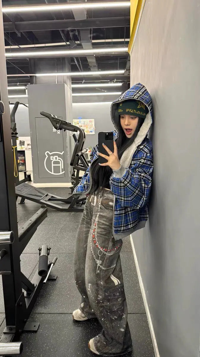 Oversized Reversible Grey Hoodies