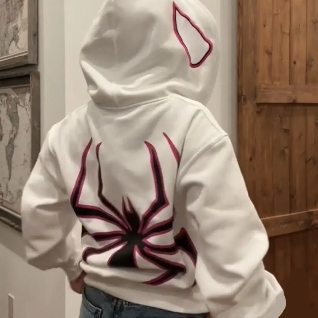 Full Zip Up Spider Hoodie His + Hers