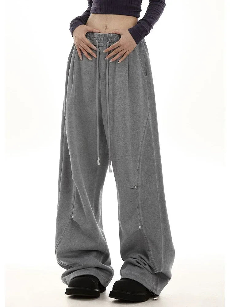 Women High Waist Baggy Pants