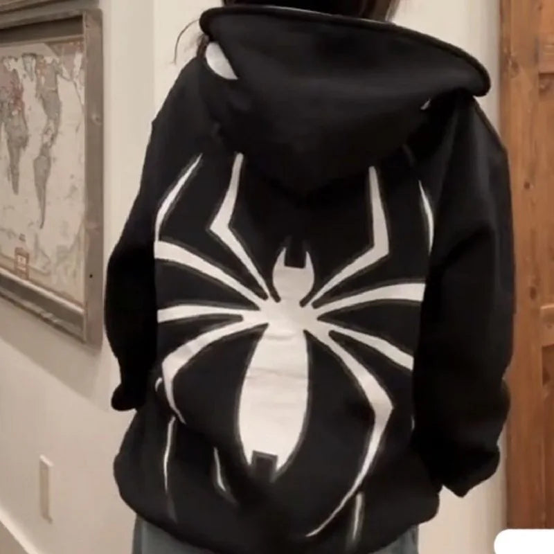 Full Zip Up Spider Hoodie His + Hers