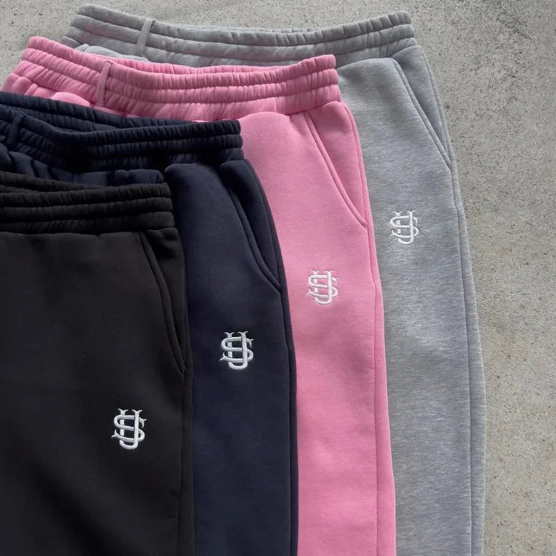 Unisex Straight Baggy Pants Tracksuit