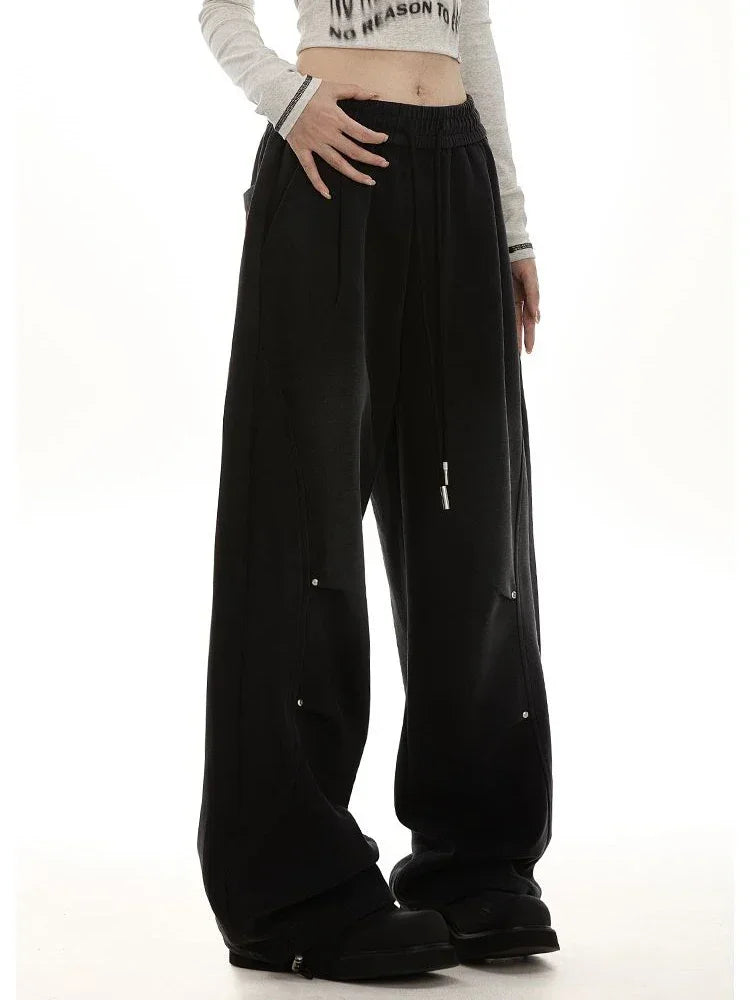 Women High Waist Baggy Pants