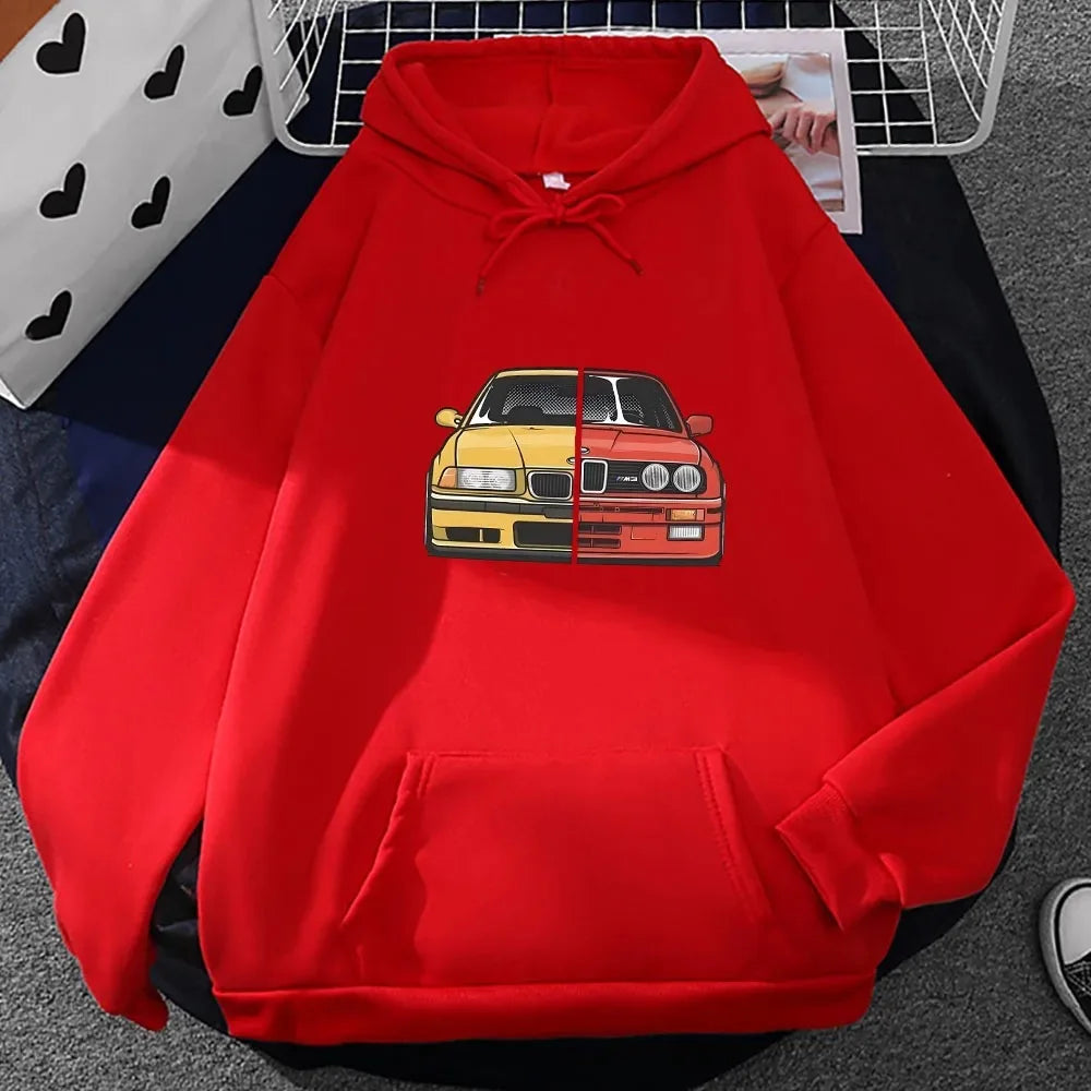 Car Graphic Men Hoodies