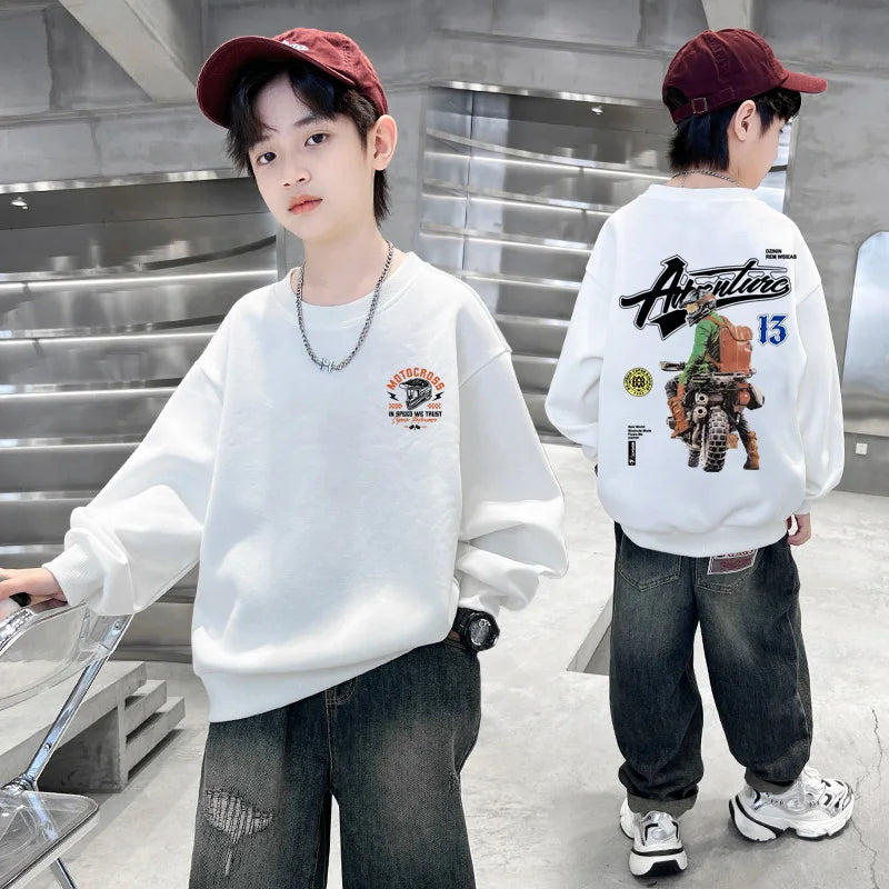 Kids Sweatshirt Boys 10 To 14