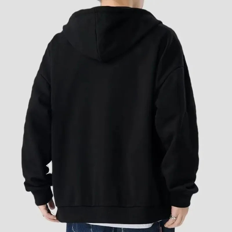Unisex Loose Zip-Up Hoodie