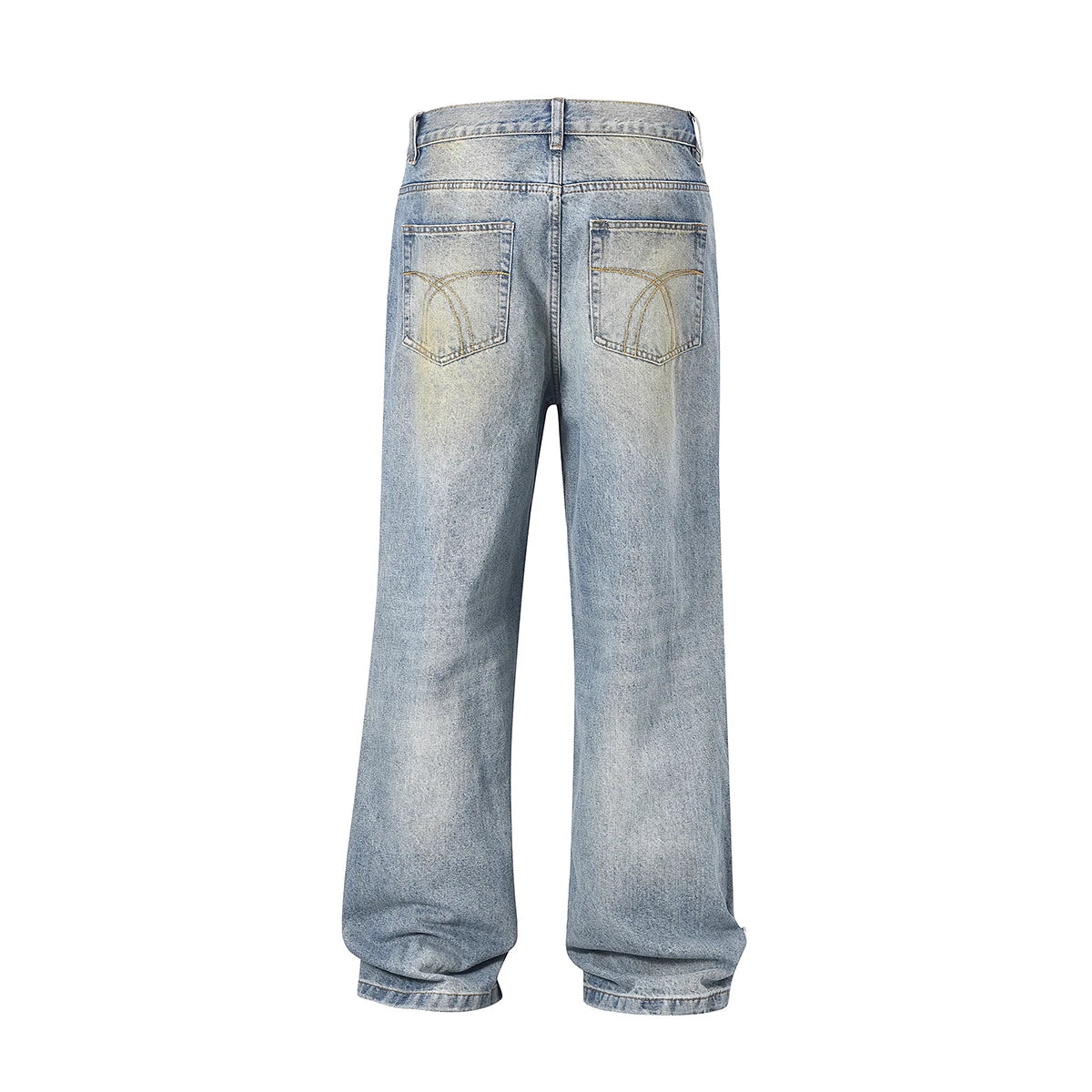 Vintage Gemstone Baggy Jeans for Men