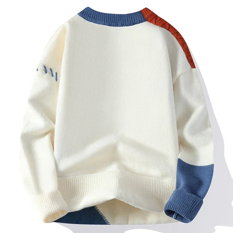 Men’s Patchwork Sweater