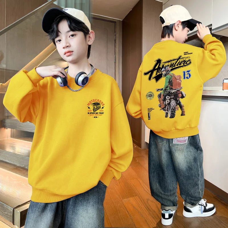 Kids Sweatshirt Boys 10 To 14