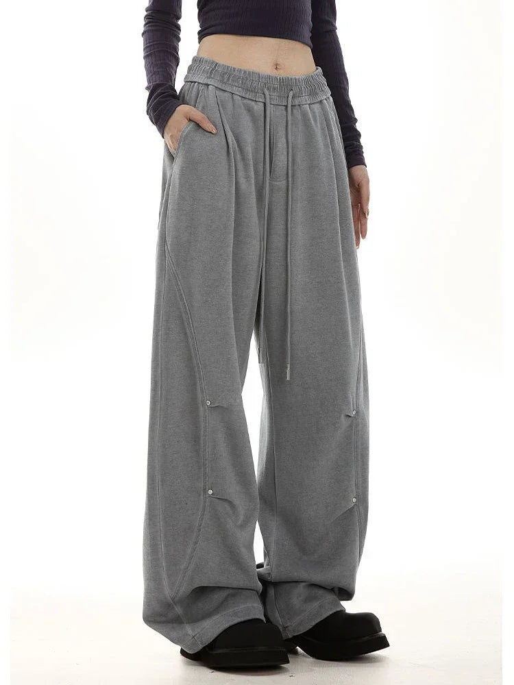 Women High Waist Baggy Pants