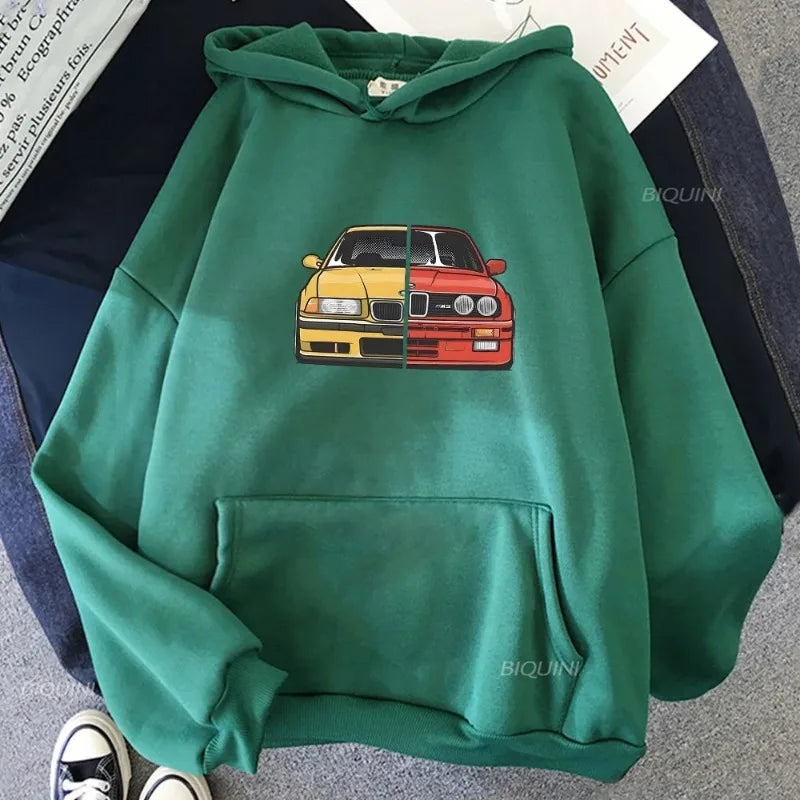 Car Graphic Men Hoodies