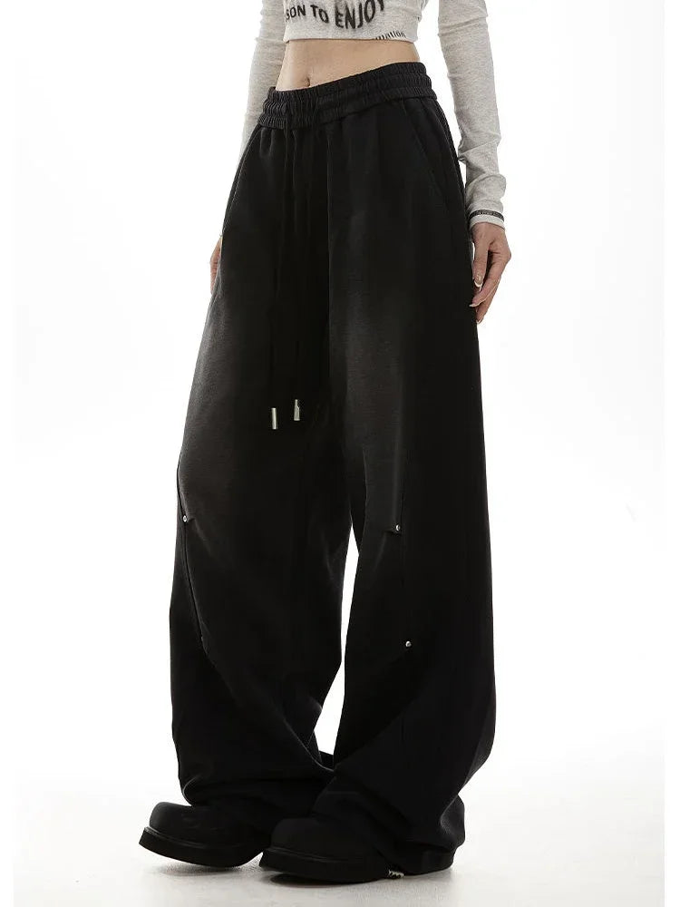 Women High Waist Baggy Pants