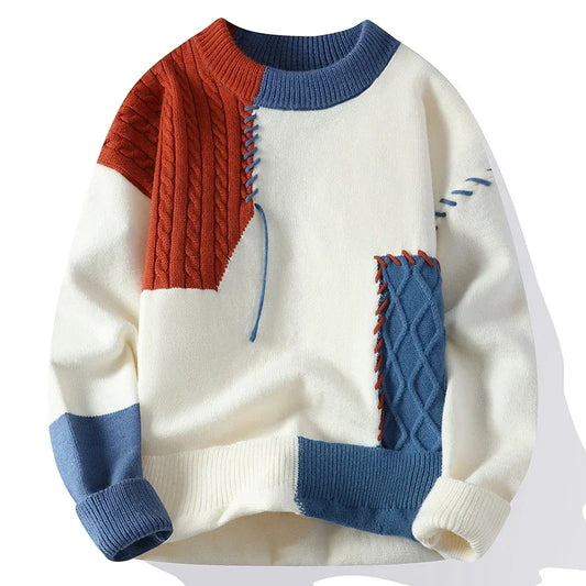 Men’s Patchwork Sweater