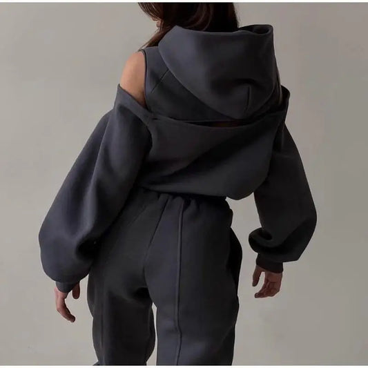 Two Piece Sets Women Tracksuit Oversized