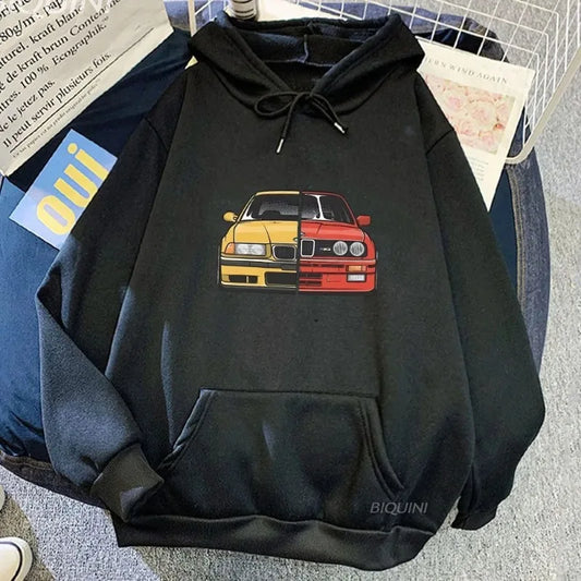 Car Graphic Men Hoodies