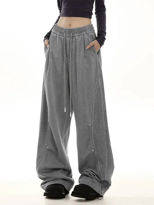 Women High Waist Baggy Pants