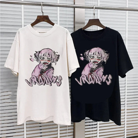 Women Oversized T-shirt Anime Graphic